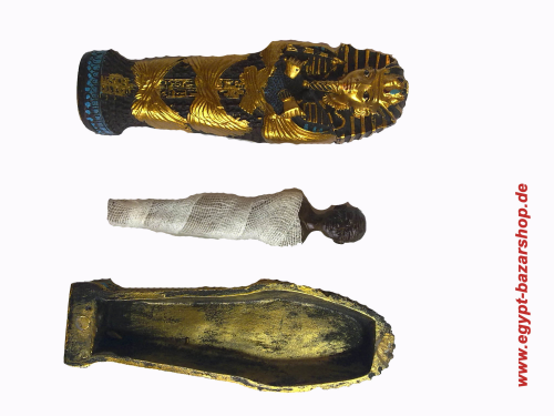 Tutanchamun Sarg mit Mumie