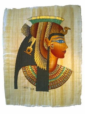 Ägyptischer Papyrus kleopatra