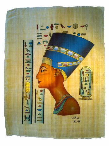Ägyptischer Papyrus Nofretete