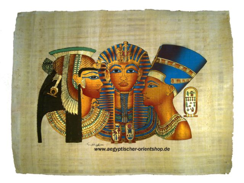Papyrus Tutanchamun, Nofretete und Kleopatra