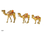 3er-Set Kamele Weiße Wüste, Deko-Figuren.