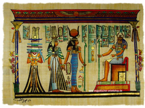 Papyrus Isis und Nefertari